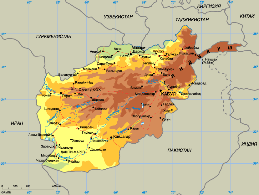 afghanstan map 1